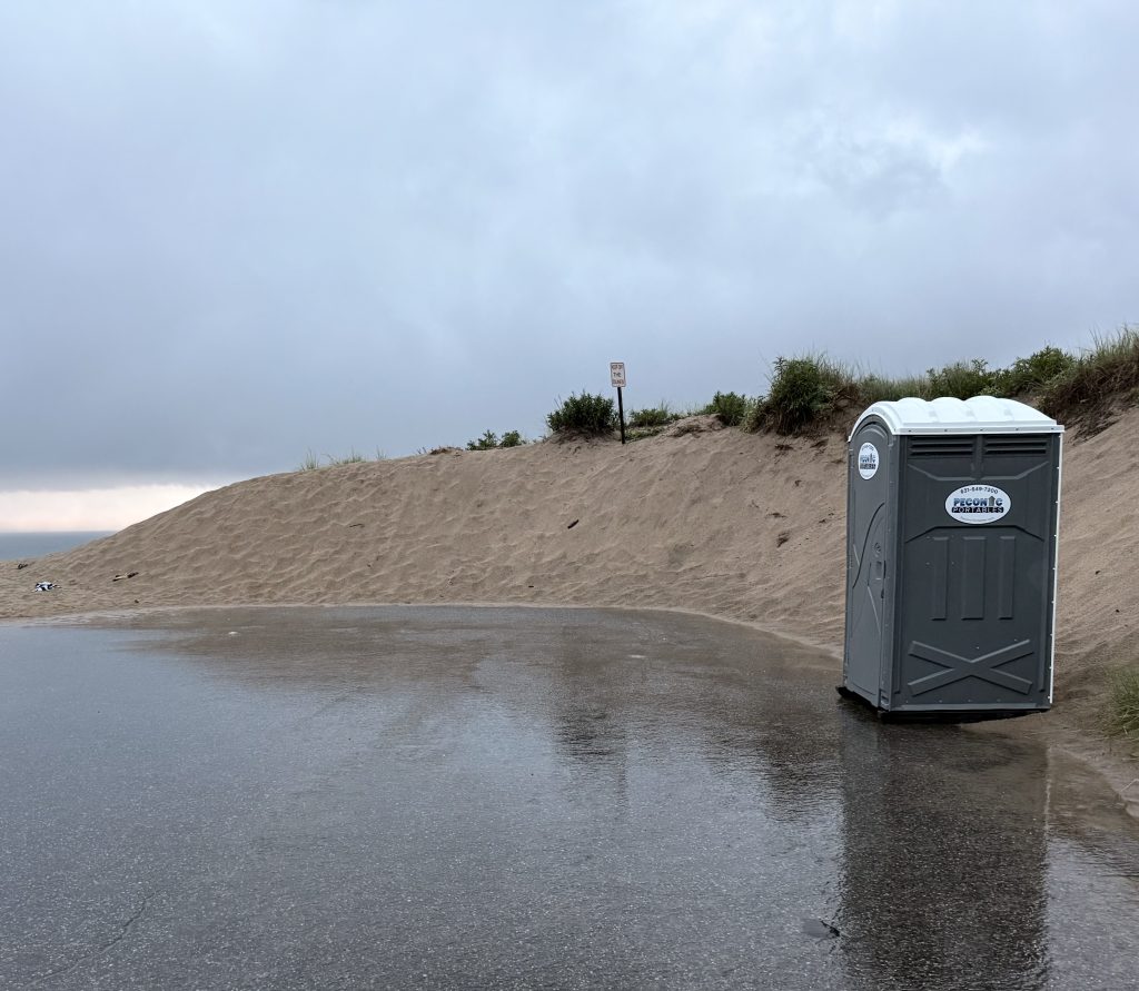 North shore beach porta potty